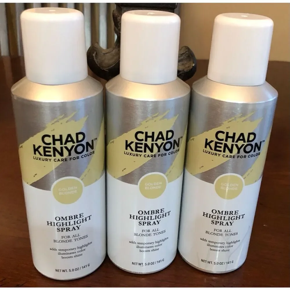 CHAD KENYON - NWT - Set of 3 Ombré Highlight Spray (all blonde tones) 5 oz Each